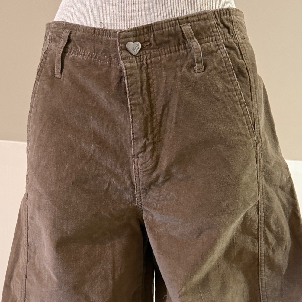 Regeneration Celebrity Pink Corduroy Pants Brown Tan wide high rise Barrel Jean